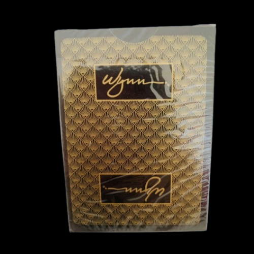 WYNN CASINO PLAYING CARDS - BLACK USPCC STOCK EDITION