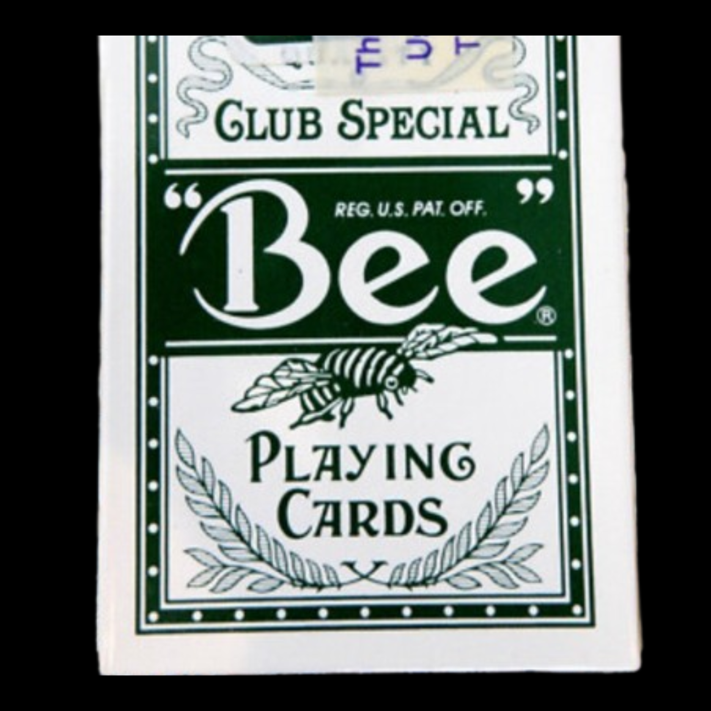 BELLAGIO CASINO PLAYING CARDS - GREEN (CASINO SEALED)
