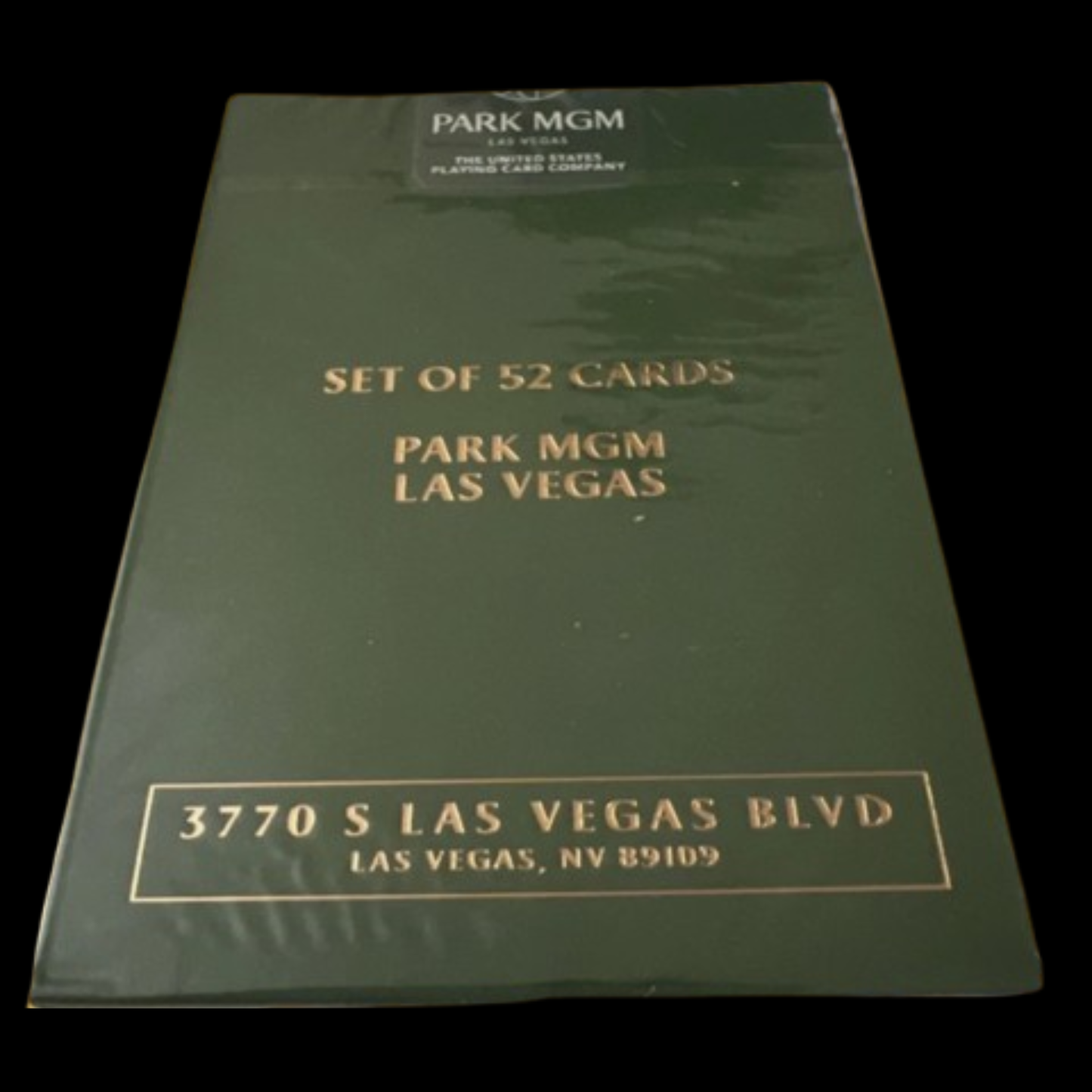 PARK MGM CASINO PLAYING CARDS - GREEN USPCC STOCK EDITION