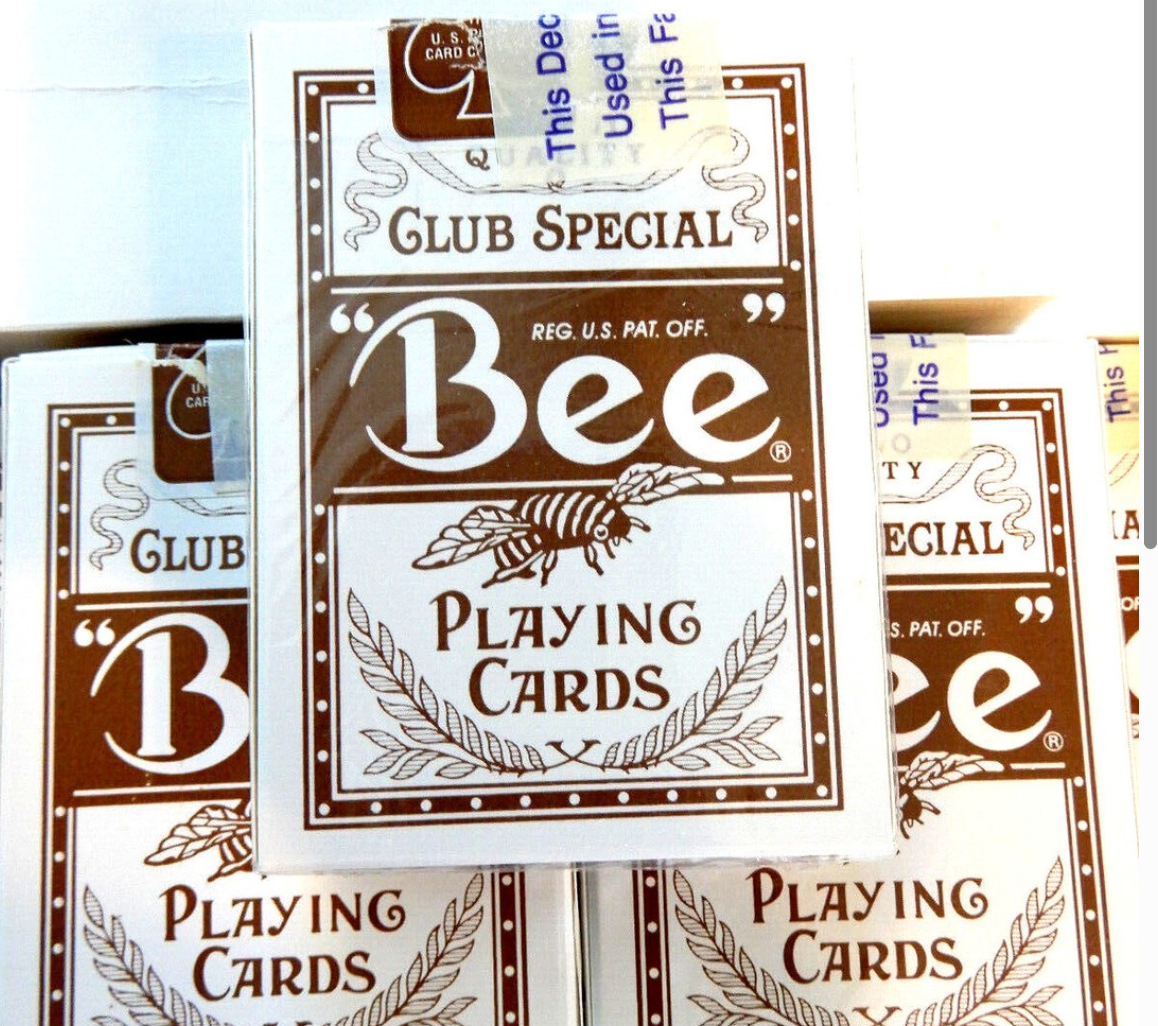 BELLAGIO CASINO PLAYING CARDS - BROWN (CASINO SEALED)