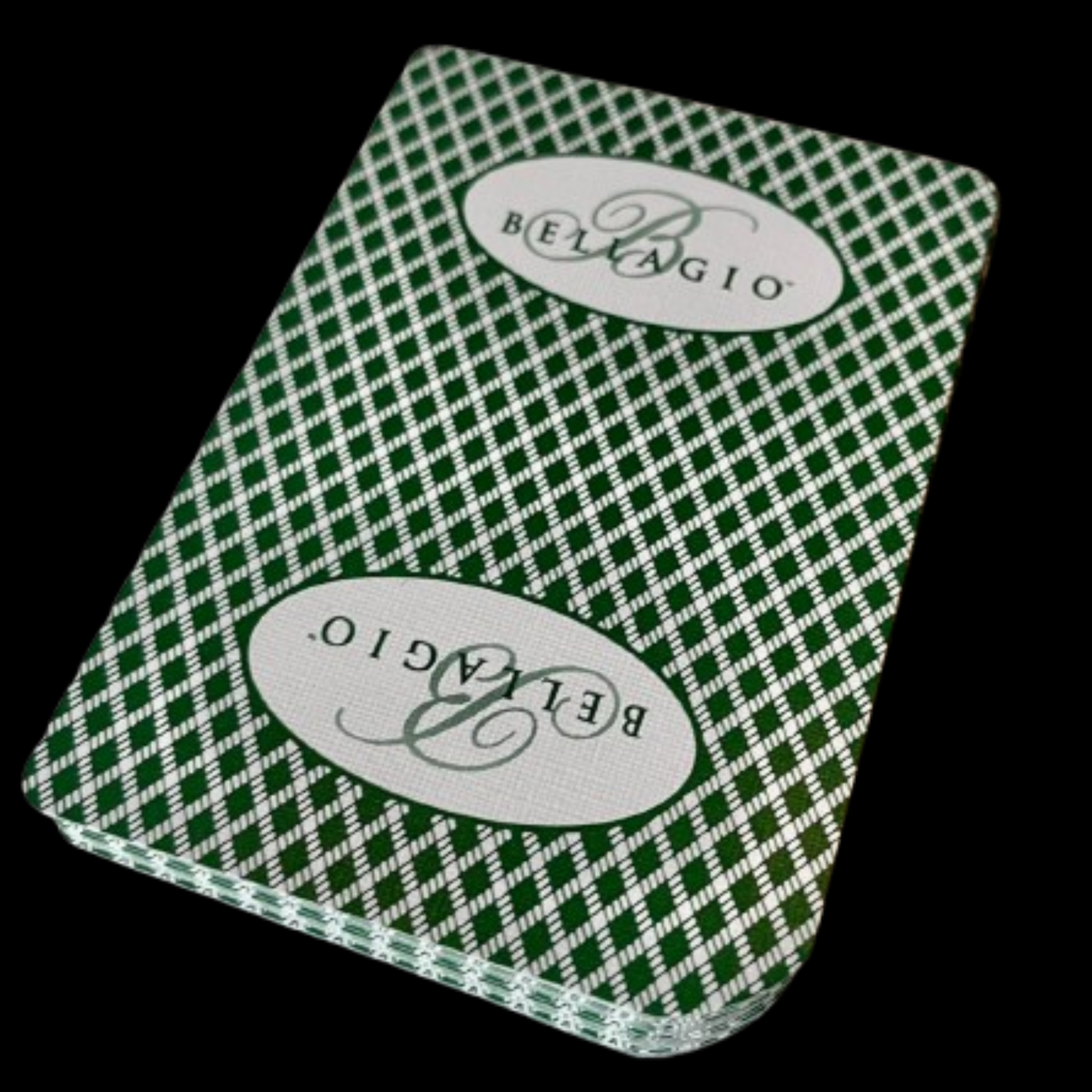 BELLAGIO CASINO PLAYING CARDS - GREEN (CASINO SEALED)